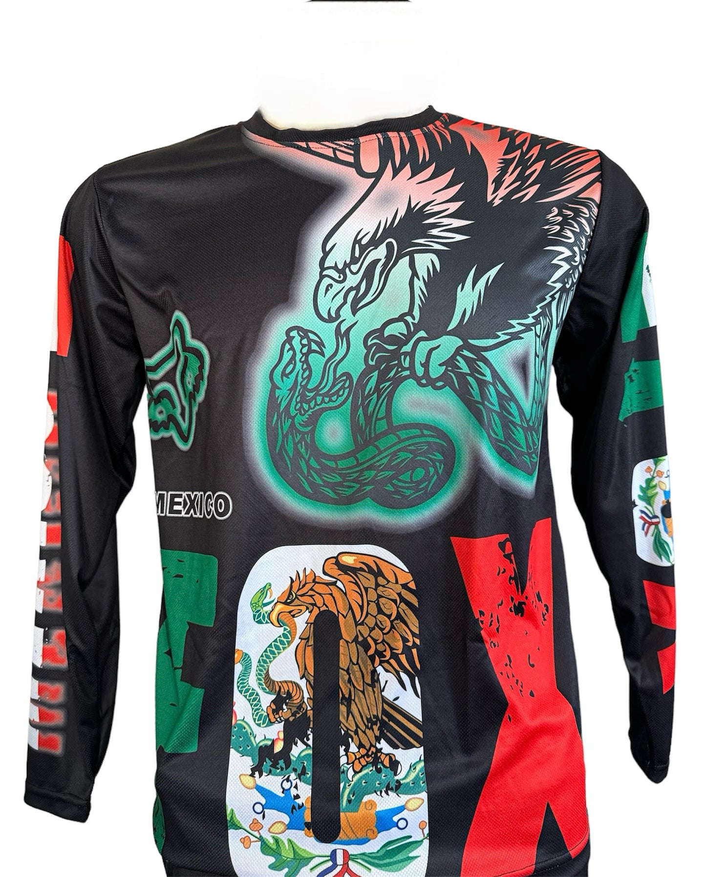 Long Sleeve Mexican Eagle Jersey