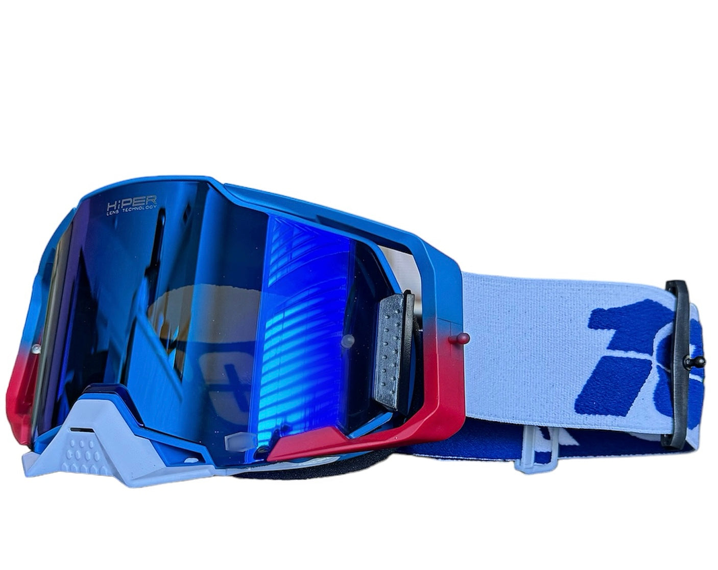 Blue/White Goggles