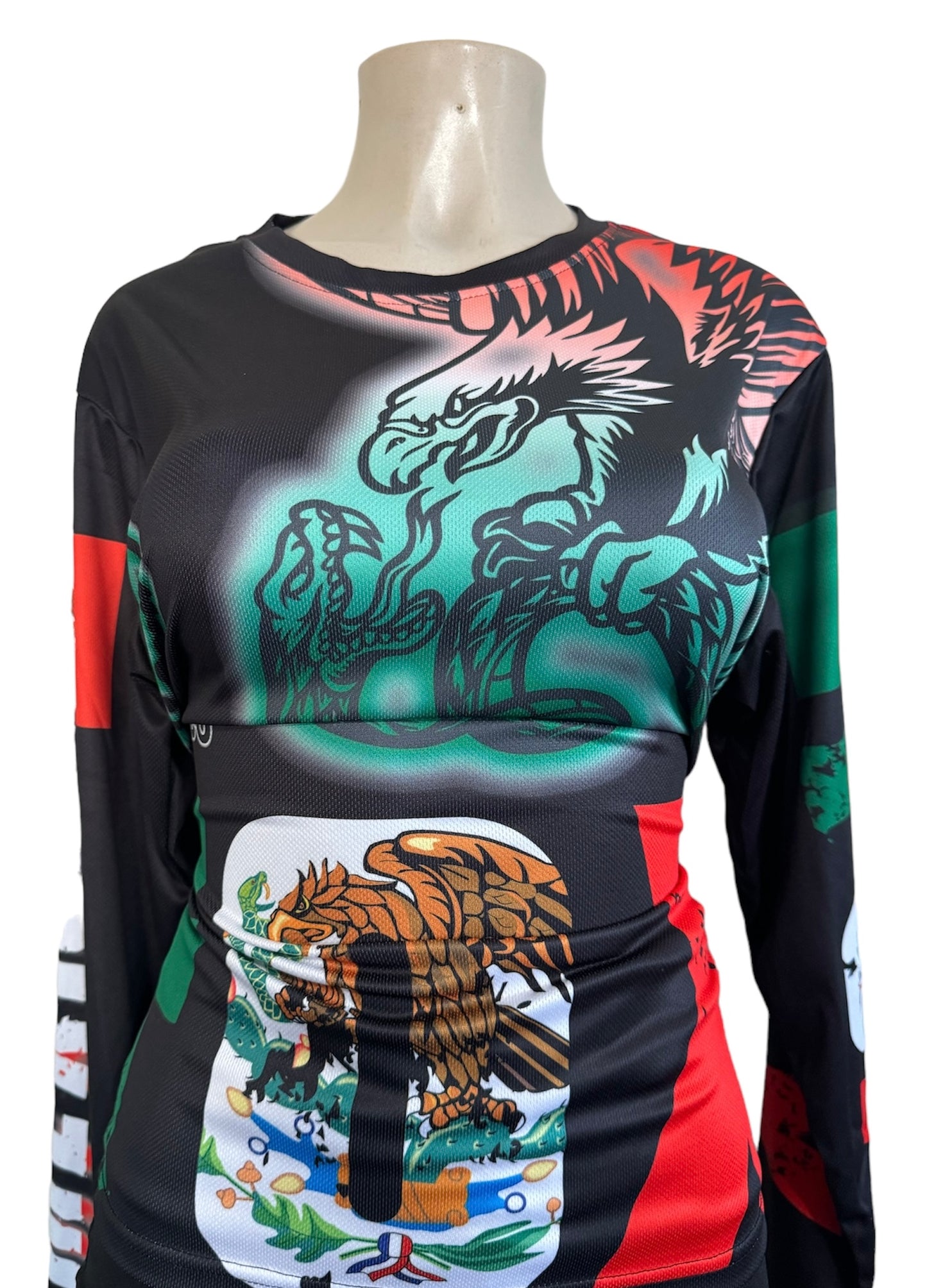 Long Sleeve Mexican Eagle Jersey