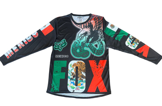 Long Sleeve Mexican Eagle Jersey