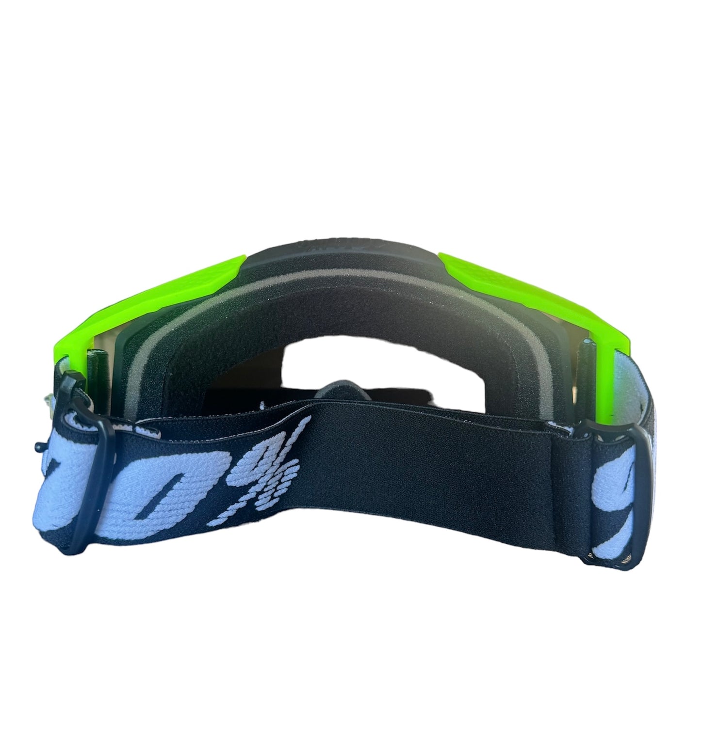 Black/Green Goggles